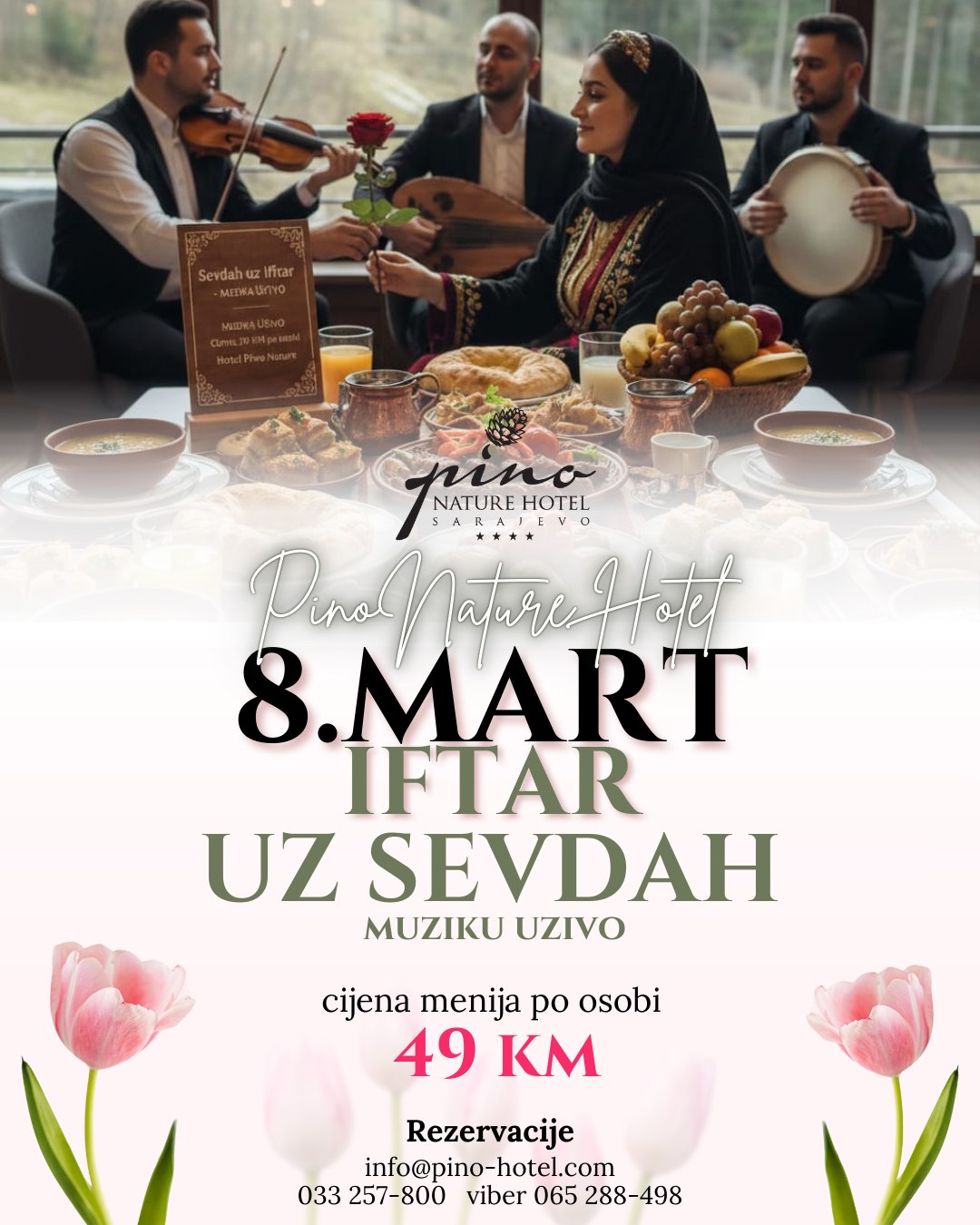 8. mart – Iftar i Sevdah muzika u Pino hotelu