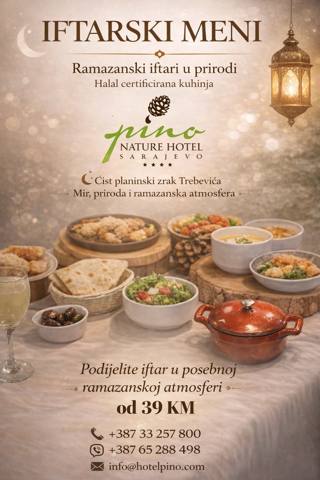 Iftarski meni – Hotel Pino