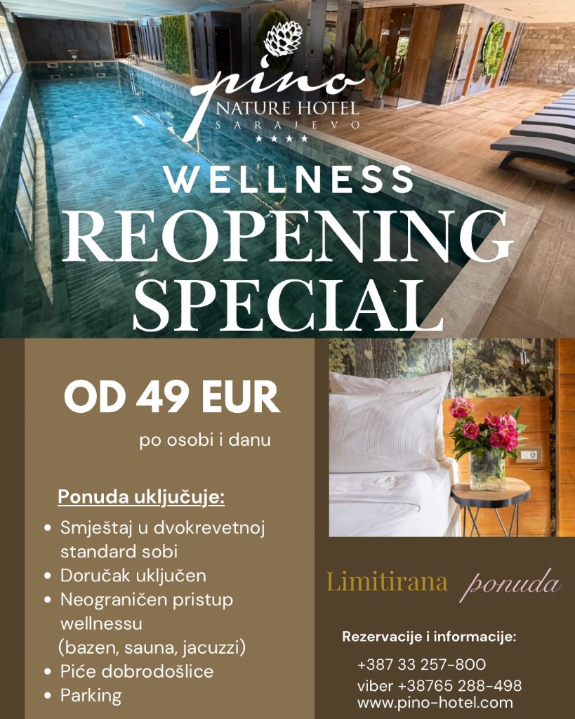 Wellness Reopening Special – Hotel Pino Nature Sarajevo